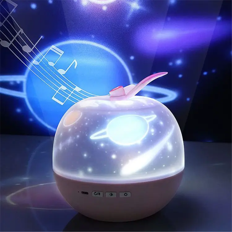 Usb fai da te Astro Sky lampada per proiettore 3D rotante Baby Kids Galaxy Moon Star Starry Led proiettore per luce notturna per bambini proiettore a stella