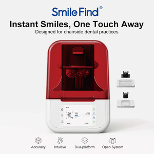 मुस्कान नई स्वचालित 385-405nm dlp दंत प्रयोगशाला 16k lcd राल डेन्चर धातु 3 डी डेंटल इनविसासंरेखित प्रिंटर मशीन - Product Image 2