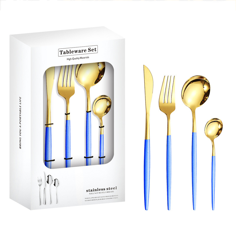 Blue & Golden-24PCS