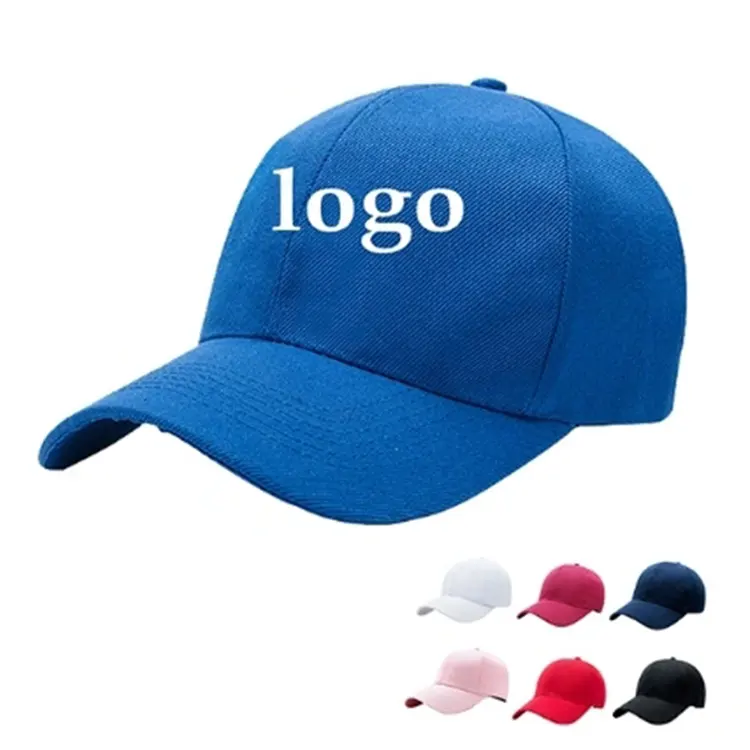 Moda Bordado 100% Algodão Logotipo Personalizado Simples Barato Em Branco Caps Snapback, Chapéu Do Esporte