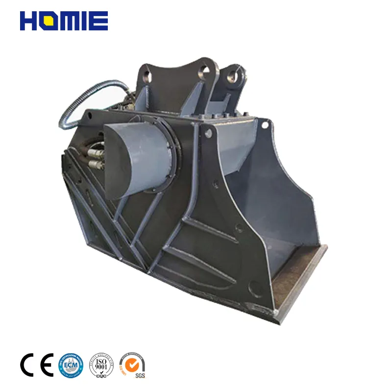 Construction Machinery Excavator Accessories Construction Crushing Building Gravel Stone Crusher Buckets For 34-40 ton