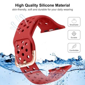 Apple için yeni tasarım renkli silikon sapanlar izle yeni gelmesi spor bilezik için akıllı saat bilek bandı için Iwatch 7 SE - Product Image 6