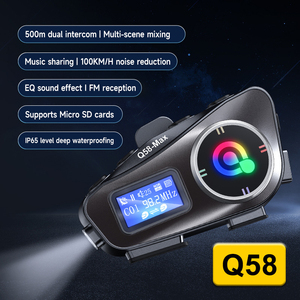 Schermo LCD moto citofono casco auricolare Bluetooth - Product Image 3