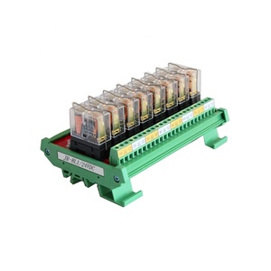 JR-8L1/8チャンネルSPDTリレーモジュール (PLC出力増幅ボード) - Product Image 1