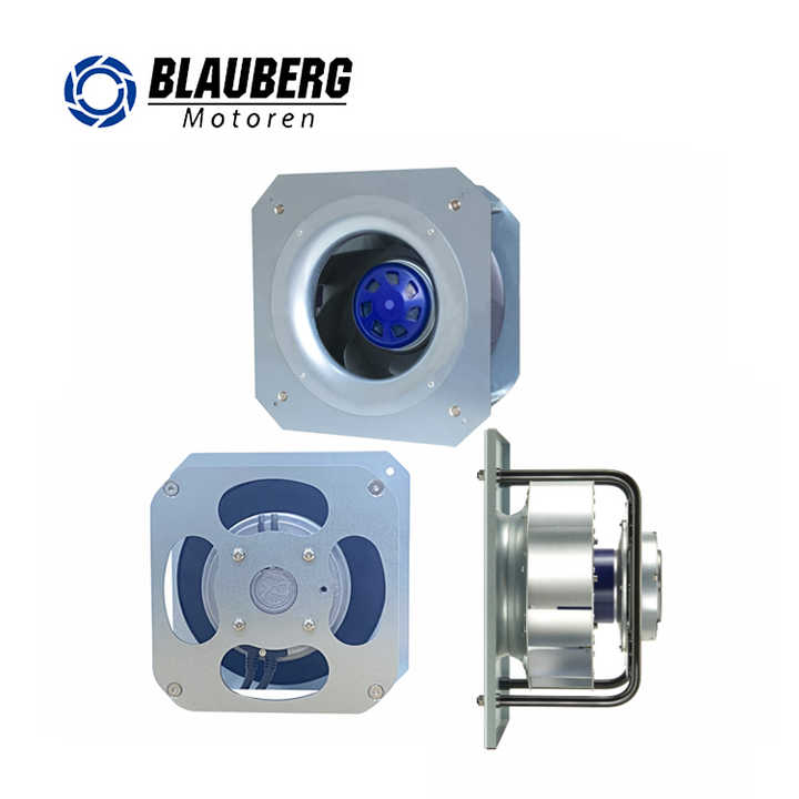 Ventilateur centrifuge arrière en alliage d'aluminium Blauberg haute pression 250mm oem 220v pour climatisation avec CE