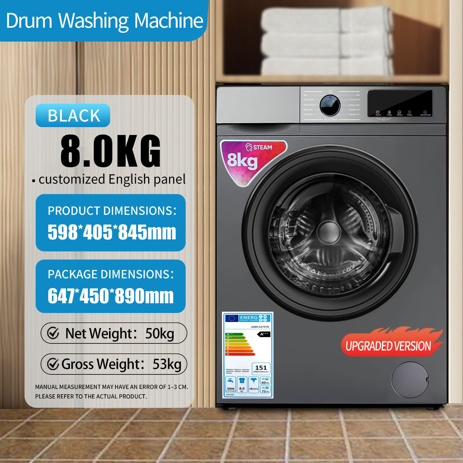 8kg grey