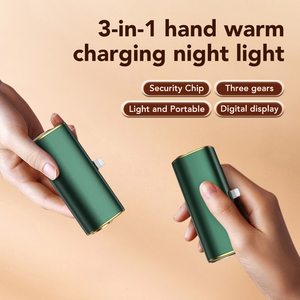 Sıcak sıkıştırır masaj 220V taşınabilir elektrikli ev ısıtıcı PTC ısıtma ile şarj edilebilir pil ve el ısıtıcı 2 in 1 - Product Image 2