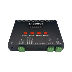 K-8000CK LED Pixel <strong>SD</strong> <strong>Card</strong> <strong>Controller</strong> (T-8000'upgraded Version) ;off-line;8192 Pixels Controlled;SPI signal Output - Product Image 3