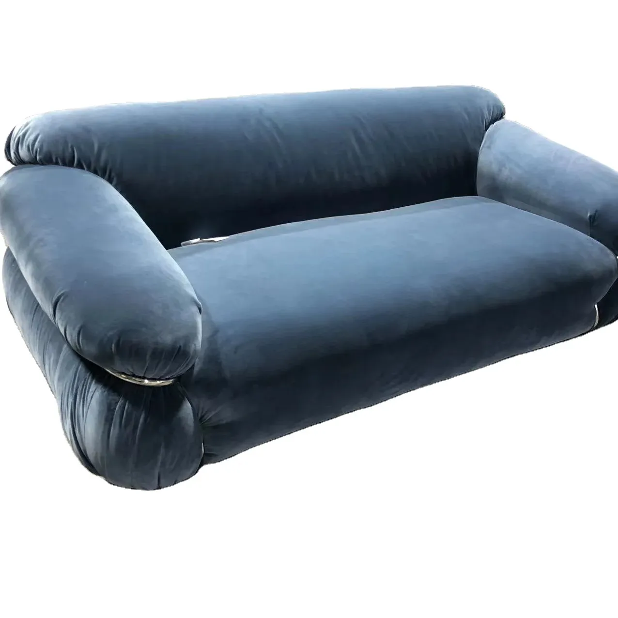 Nuovo design in pelle di velluto Booker divano elegante soggiorno mobili Suite