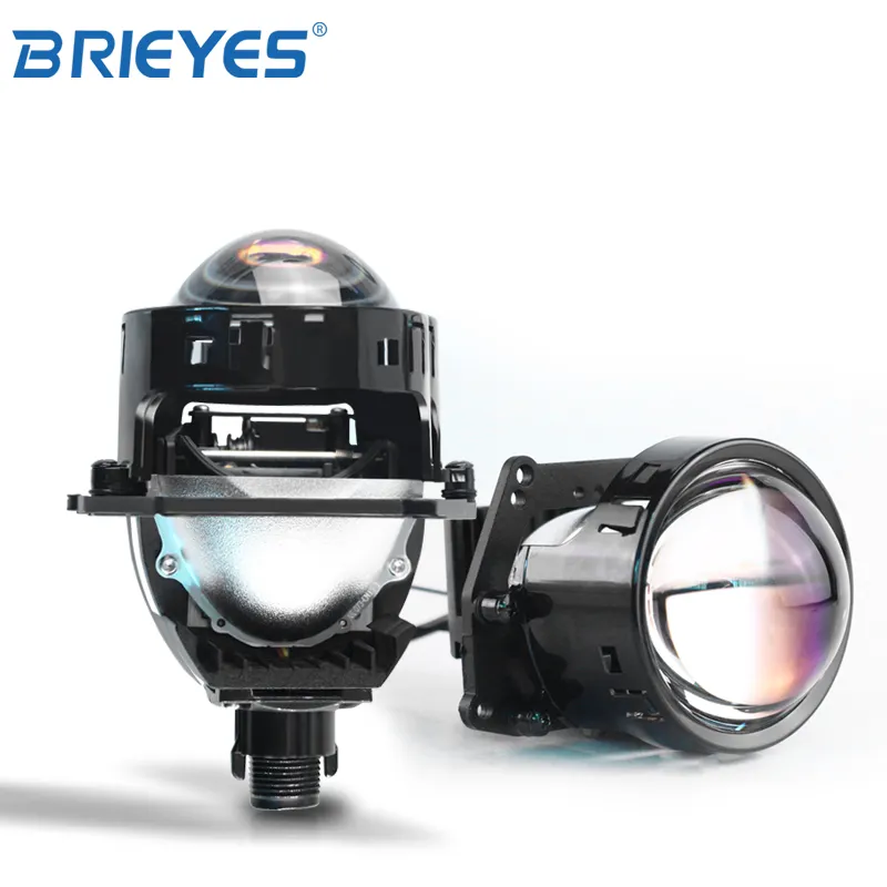 Neues Design A26 3,0-Zoll-LED-Doppelstrahl-Projektorlinsen-Scheinwerfer-Kit 55W Fernlicht 45W Abblendlicht Clear Cut Line LHD RHD mit Lüfter