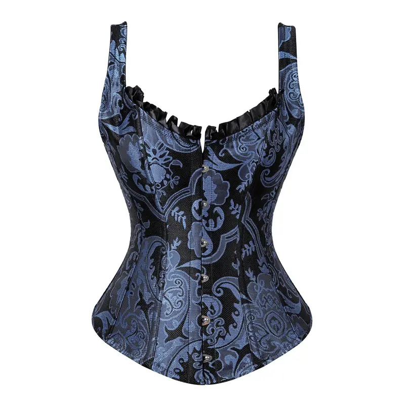 Acciaio Disossato Vita che dimagrisce Corsetto di Underbust Steampunkplus formato corsetti e bustier Sexy Dell'annata di Abbigliamento Gothic