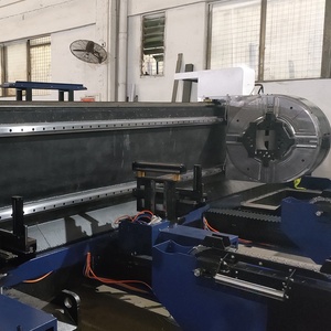 Macchina per il taglio di tubi laser a tre mandrini tubo profilo in acciaio scarico automatico di carico 12m tubo di taglio laser prezzo della macchina in EU - Product Image 5