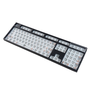 Suministro directo de fábrica 108 teclas intercambio en caliente 3 modos RGB Teclado mecánico inalámbrico Bluetooth 100% teclado - Product Image 3
