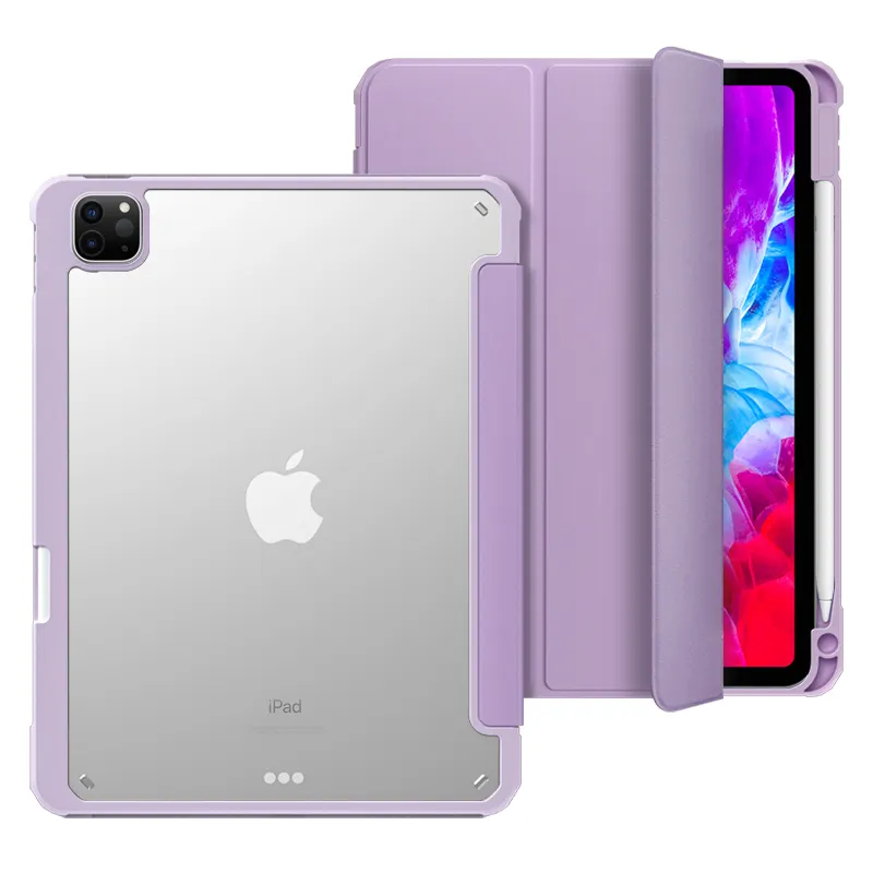 Tri לקפל מקרה עבור iPad פרו 11 2020 2021 חכם כיסוי עבור iPad pro3 11 pro4 11 2021 כיסוי עבור iPad פרו 11 מקרה