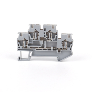 STTB 2.5 Multi Level Feed Through <strong>Double</strong> <strong>Layer</strong> Push-in <strong>Double</strong> Level DIN Rail <strong>Spring</strong> Connector <strong>Terminal</strong> <strong>Block</strong> - Product Image 2