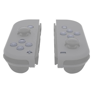 eXtremeRate New Hope สีเทาและใสเปลี่ยนชุดปุ่มจับซ้ายขวาแบบกําหนดเองสําหรับสวิตช์ Nintendo - Product Image 4