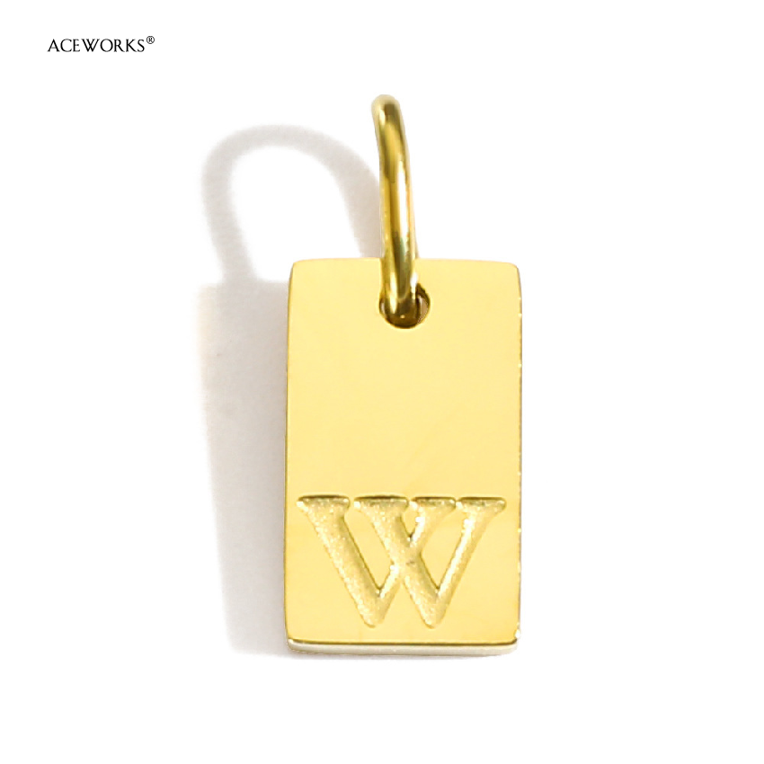 Étiquette volante Lettre-W (1 cm * 0,6 cm)