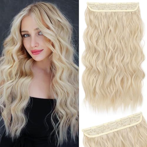 Cool light blonde - wavy