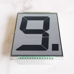 Kunden spezifisches TN61-digit 7-Segment-LCD-Display Industrielles Anzeige instrument mit schwarzem Hintergrund Weißer Text 7-Segment-LCD-Display - Product Image 4