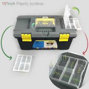 带手柄隔间储物组织器工具箱五金工具烙铁配件工具箱迷你工具箱 - Product Image 4