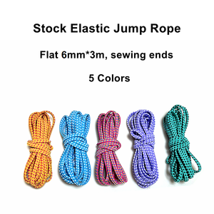 Cuerda de saltar elástica china para niños, juego de saltar con nudo cerrado, Arco Iris redondo personalizado
