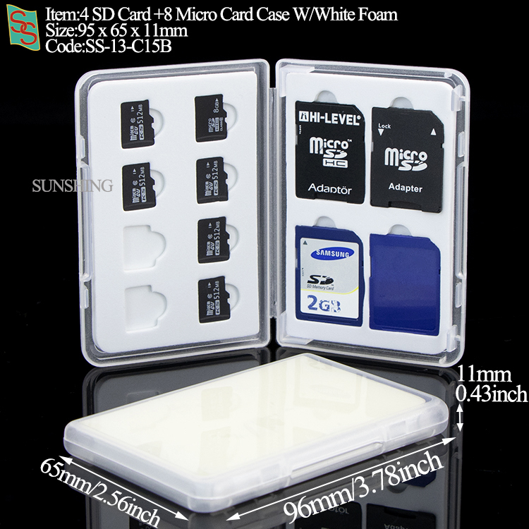 Boîtier de carte C15B 4SD+8TF