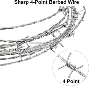 High Quality Types of Barbed <strong>Wire</strong> Ngombe Mesh for Chicken Stainless Steel 2 mm No. 1 Most Popular Galvanized Winder Roller - Product Image 3