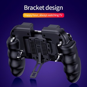 H9 Six Finger Game <strong>Controller</strong> Gamepad Trigger Shooting Free Fire Cooling Fan Gamepad Joystick for IOS Android Mobile Phone - Product Image 6