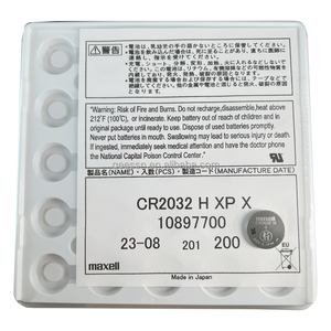 Maxell bilgisayar anakartı 32h 3V yüksek kapasiteli düğme hücre elektronik tartı PCB araba uzaktan kumanda izle düğme pil - Product Image 3
