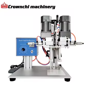XLSGJ-6100 Desktop-Herstellung pneumatische Saft-Flaschen-Versch ließ maschine Kosmetische Wasser-Getränke-Versch ließ maschine