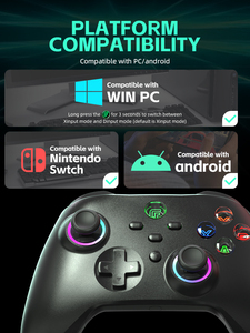 Controlador de juego inalámbrico Spot Direct con luces LED para PC/Android Gamepad Controller - Product Image 2