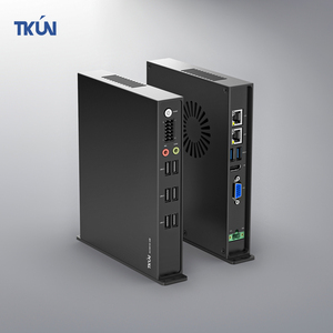 2025 Neue industrielle Mini-PC-lüfter gekühlte DC12-CPU D2000 8-Kern-X86 4GB RAM Linux OS Panel PC Eingebettete Dinrail-Computer auf Lager - Product Image 1