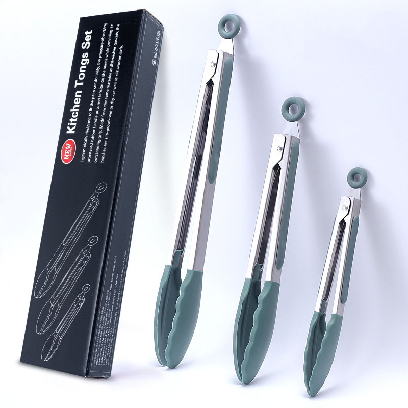 Conjunto de tres piezas verde oscuro (Caja de color)