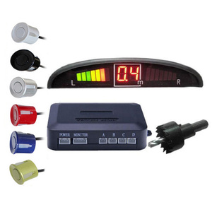 One Set Led Parking <strong>Sensor</strong> Auto Car Detector Parktronic Display <strong>Reverse</strong> Backup Radar Monitor System with <strong>4</strong> <strong>Sensors</strong>