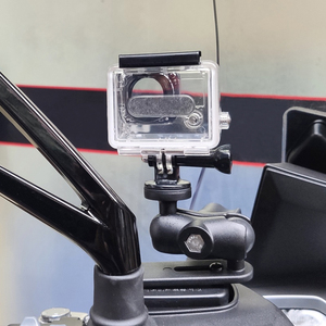 Doppel buchsen arm 1 ''Diamond Base Schraub befestigung für Go Pro gopro Sport kamera Kugelkopf halterung Motorrad kamera halterung für Ram