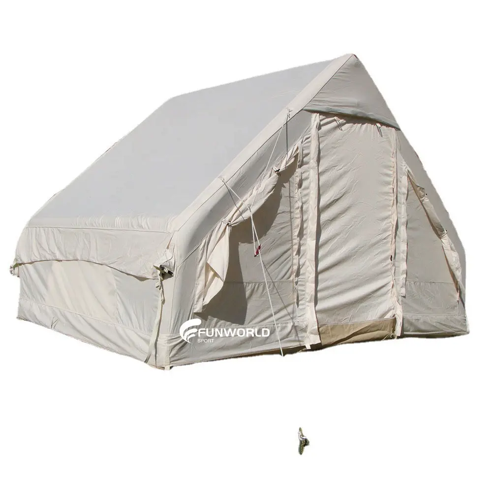 Açık kamp pembe serisi şişme tek odası tek oda çadırı 2-3 kişi kamp çadırı
