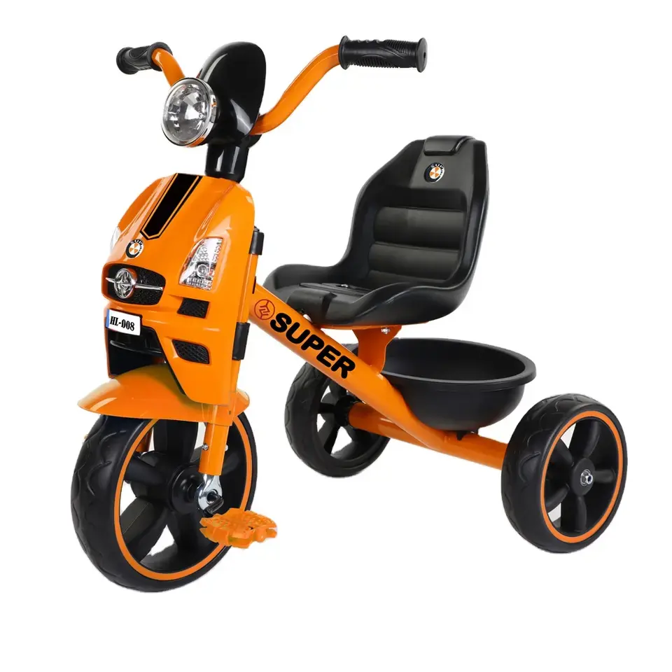 Triciclo per bambini triciclo può sdraiarsi tipo Ride-on triciclo per auto con cestino per bambini bambino 2 anni vendita In ucraina