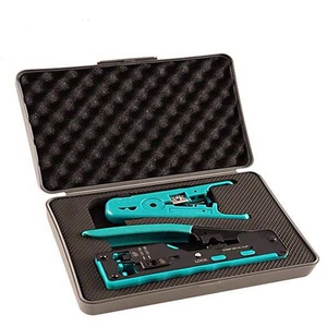 Çok fonksiyonlu telekom ağ kablo araçları CAT5 CAT6 CAT6A EZ crimper sıkma alet setleri ağ Toolkit - Product Image 1