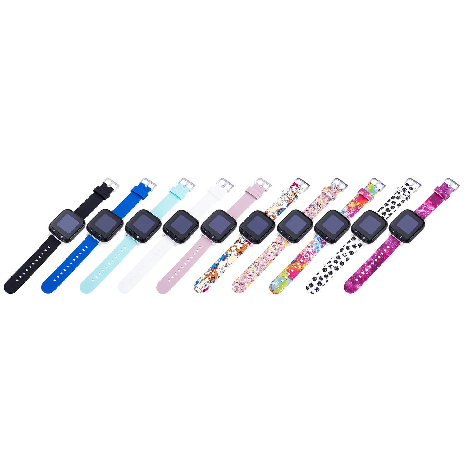 Neuankömmling 20mm Universal Color Silikon Kinder armband Uhren armband