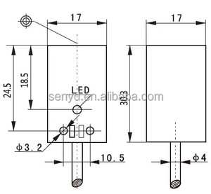 Interruptor de sensor de proximidad inductivo rectangular Senyd Sensor rectangular y cuadrado para detección de posición límite - Product Image 5