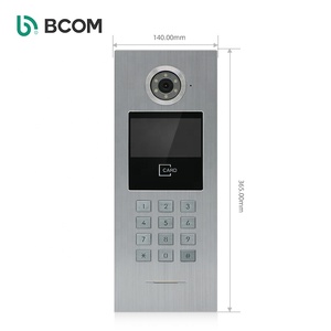 4 Apartment <strong>Audio</strong> <strong>Intercom</strong> <strong>Systems</strong> with Keypad for Apartment <strong>Buildings</strong> , Intelligent <strong>Building</strong> <strong>Intercom</strong> <strong>System</strong>