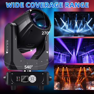 350W chùm 295 di chuyển đầu dẫn ánh sáng cho DJ Disco bar đám cưới 16CH 14-Loại RGBW hiệu ứng màu sắc với trường hợp chuyến bay - Product Image 5
