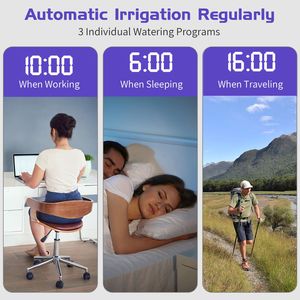 DB Smart Irrigation Water Timer mit Bluetooth WiFi Wireless Remote LCD-Display Sprach steuerung Regen verzögerung/manuelle Funktionen - Product Image 6