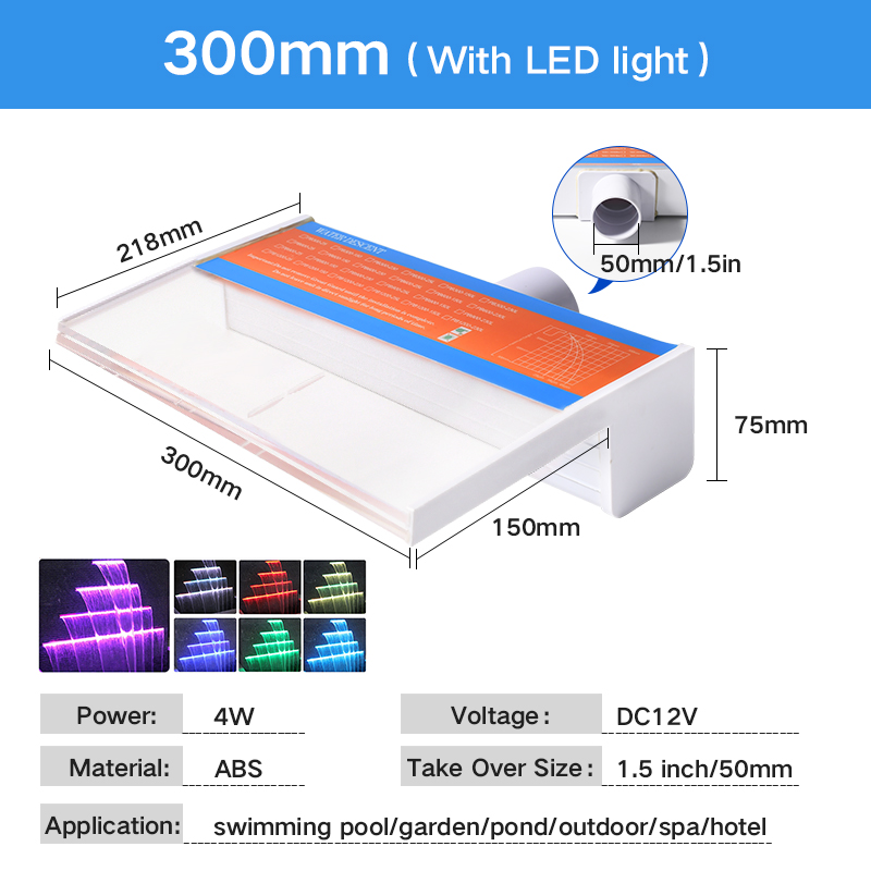 300mm 4W+LED