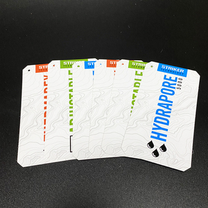 0.3Mm Độ Dày Biểu Tượng Cá Nhân Hình Chữ Nhật Bán Buôn Tông Quần Áo Treo Thẻ Nhãn Với Chuỗi - Product Image 3