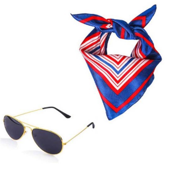 Glasses silk scarf