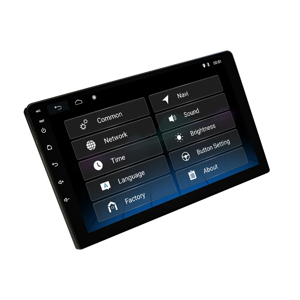 Android Bluetooth GM USB FM WIFI GPS navegación estéreo doble Din Car Radio con cámara