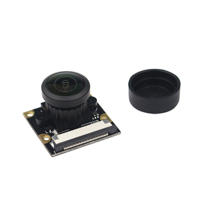 Módulo de cámara Raspberry Pi 5MP 220 grados ojo de pez cámara web Focal ajustable cámara gran angular para Raspberry Pi 4 modelo B 3B + 3B