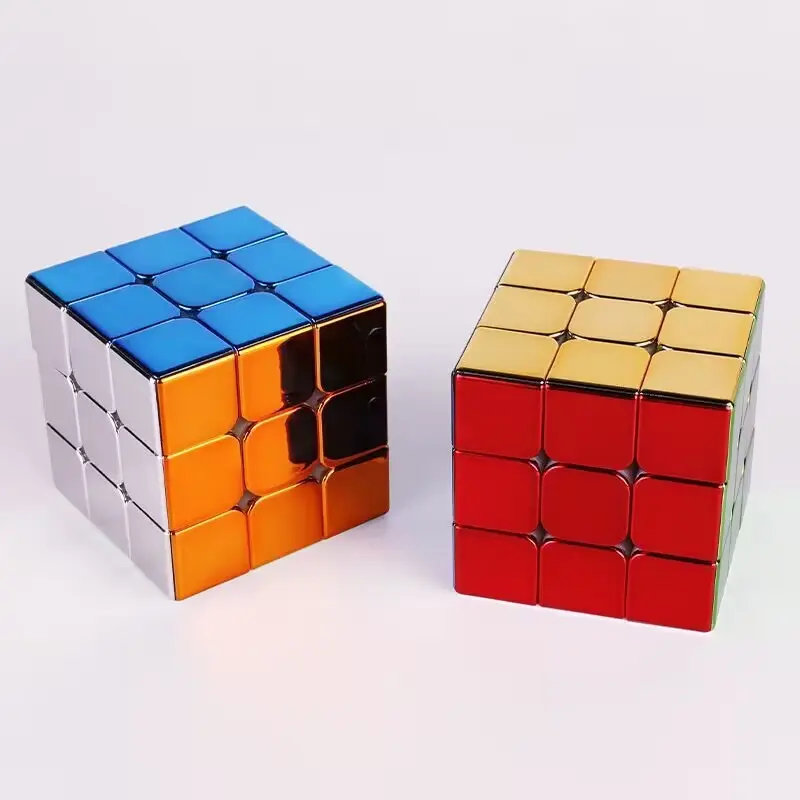 New Legend 3x3x3 placcatura cubo magnetico magico metallico giocattoli antistress professionali per adulti puzzle giocattolo educativo per bambini