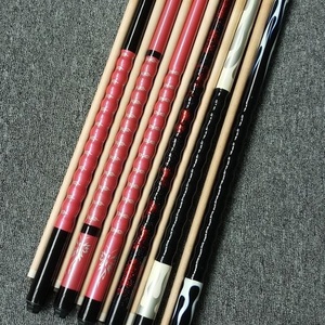 Xmlivet Canadian Maple Wood Pool Cues in 11.75mm/12.75mm Tips Gourd Shape Decal Billiards Cue Sticks Cheap Custom Cue Lathe - Product Image 1
